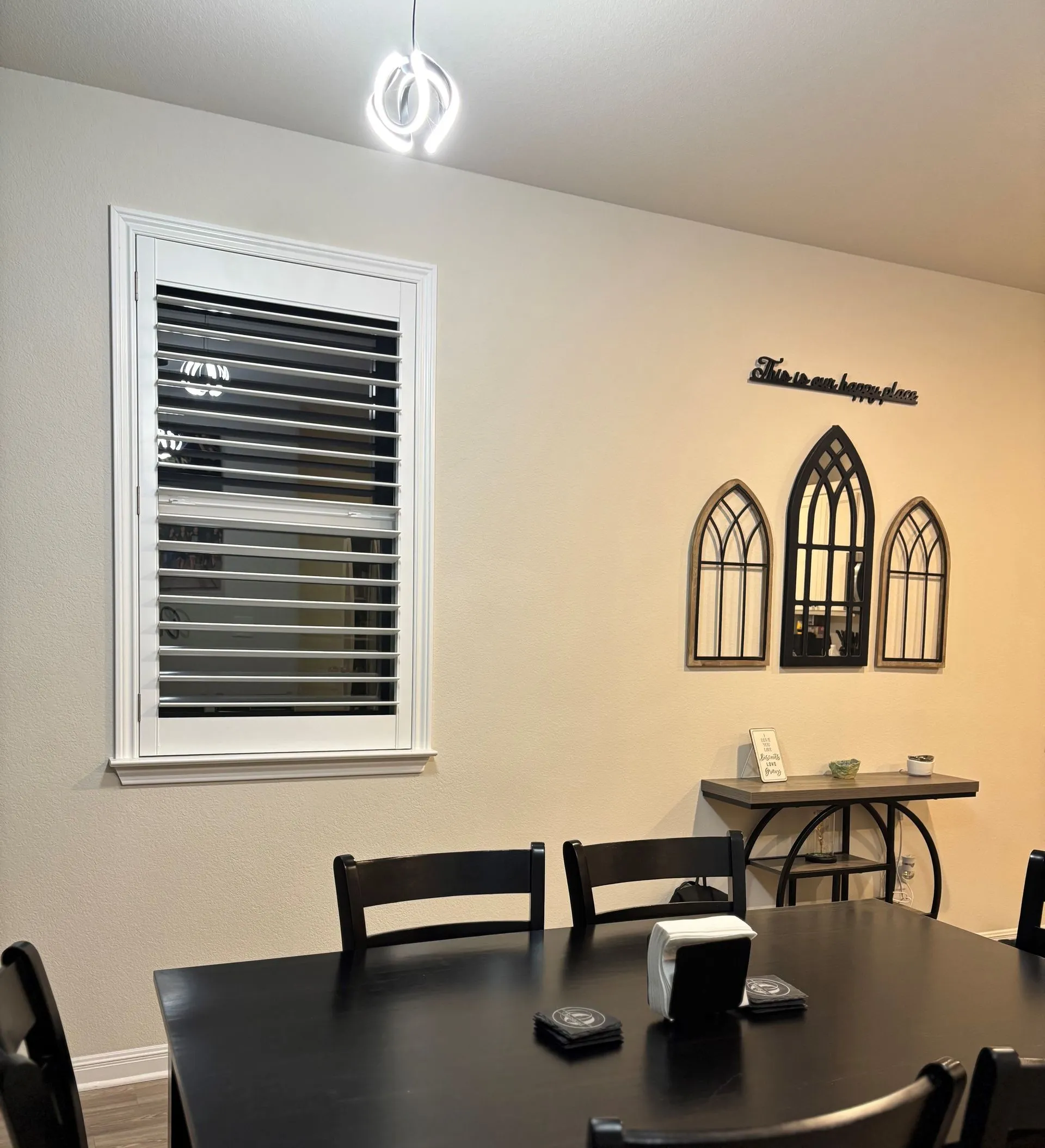 Weather resistant shutters