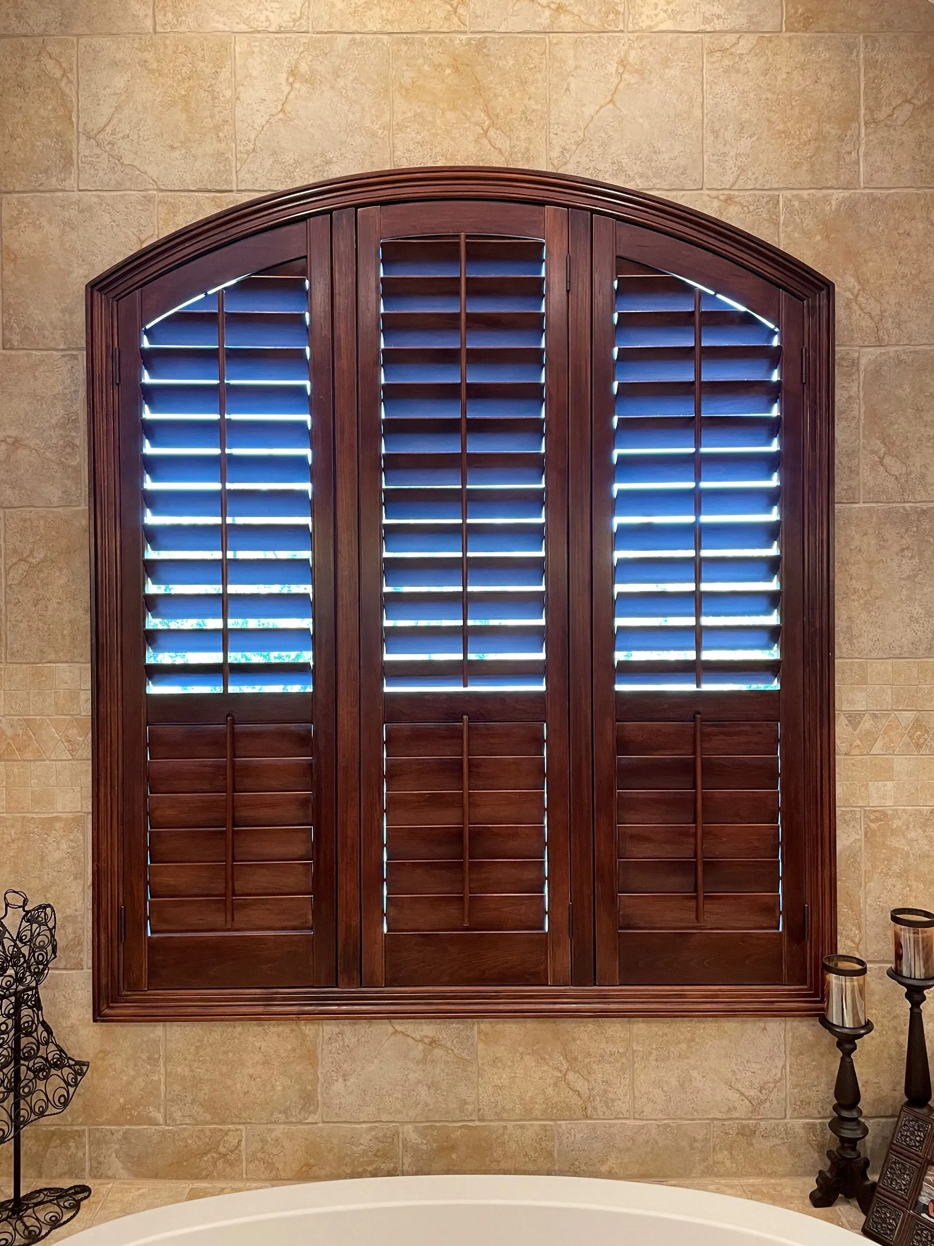 Folding window shutters