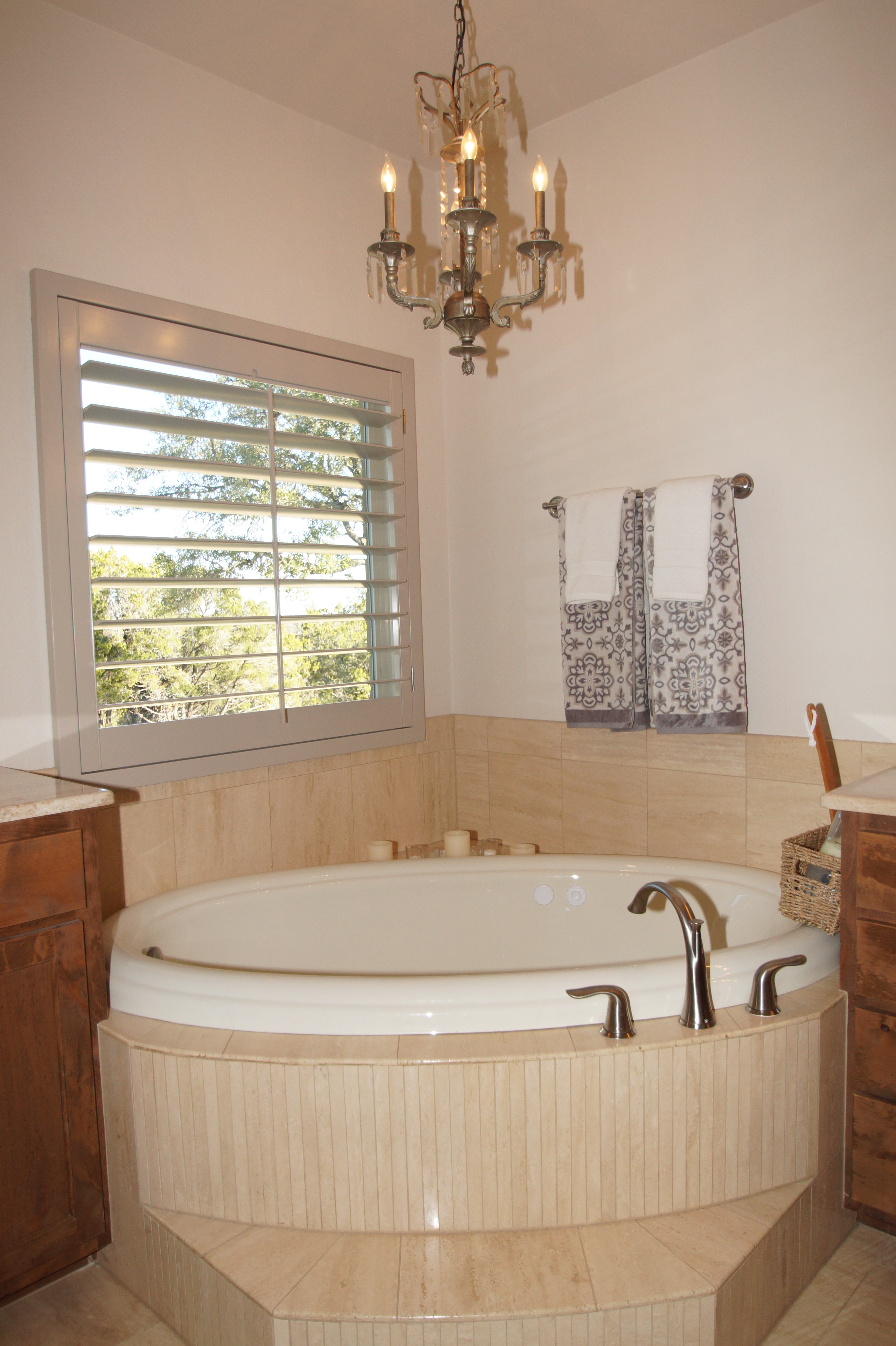 Bathroom window shutters