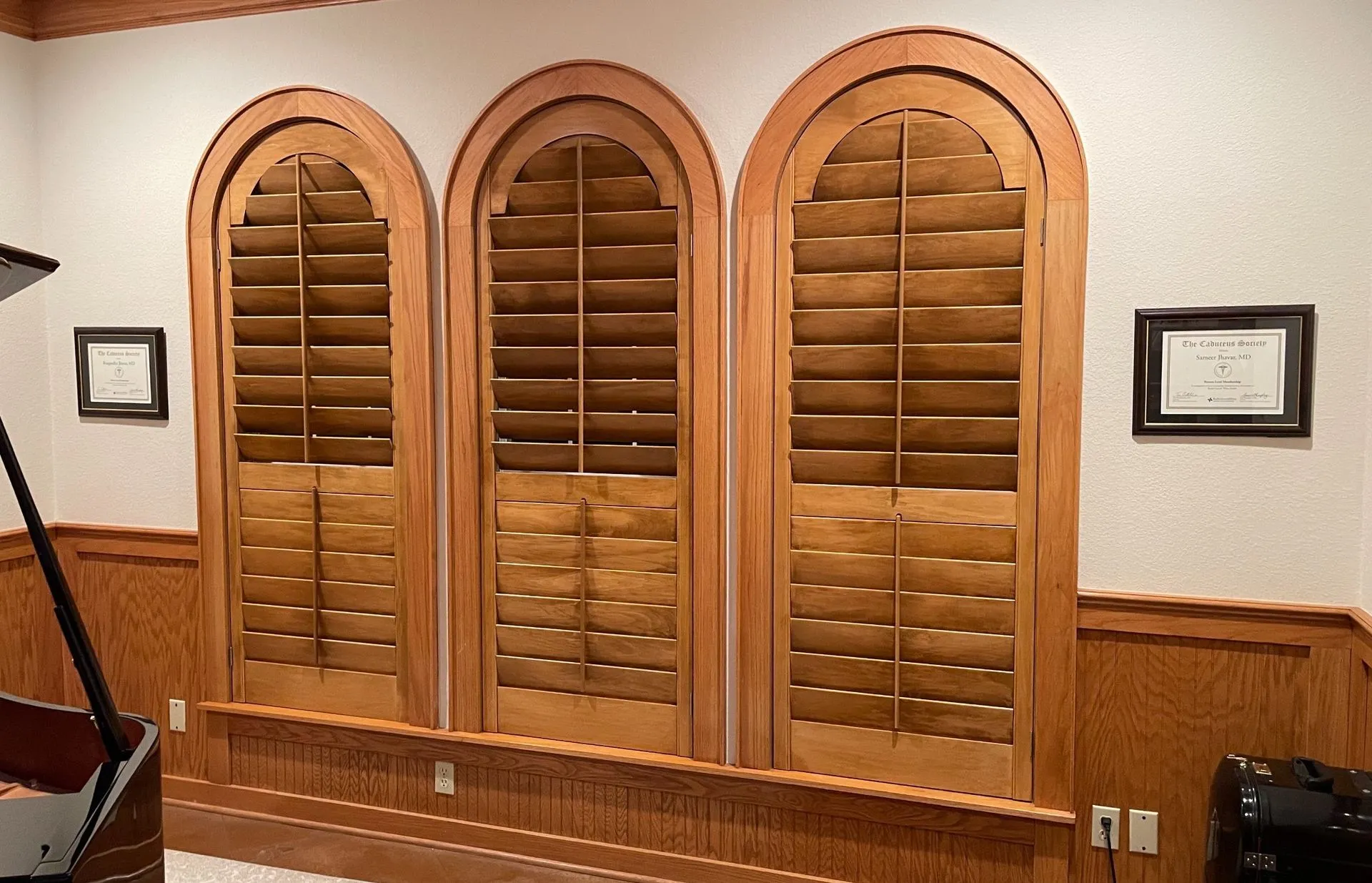 Faux Wood Shutters