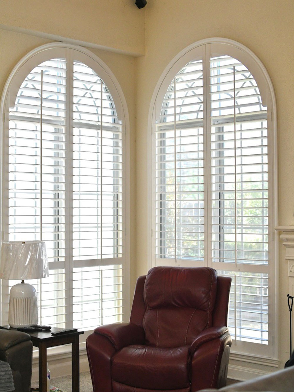 Arched shutters upgrade