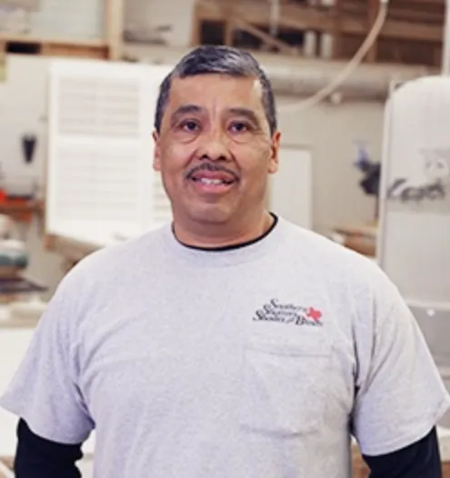 Professional wood shutter installer