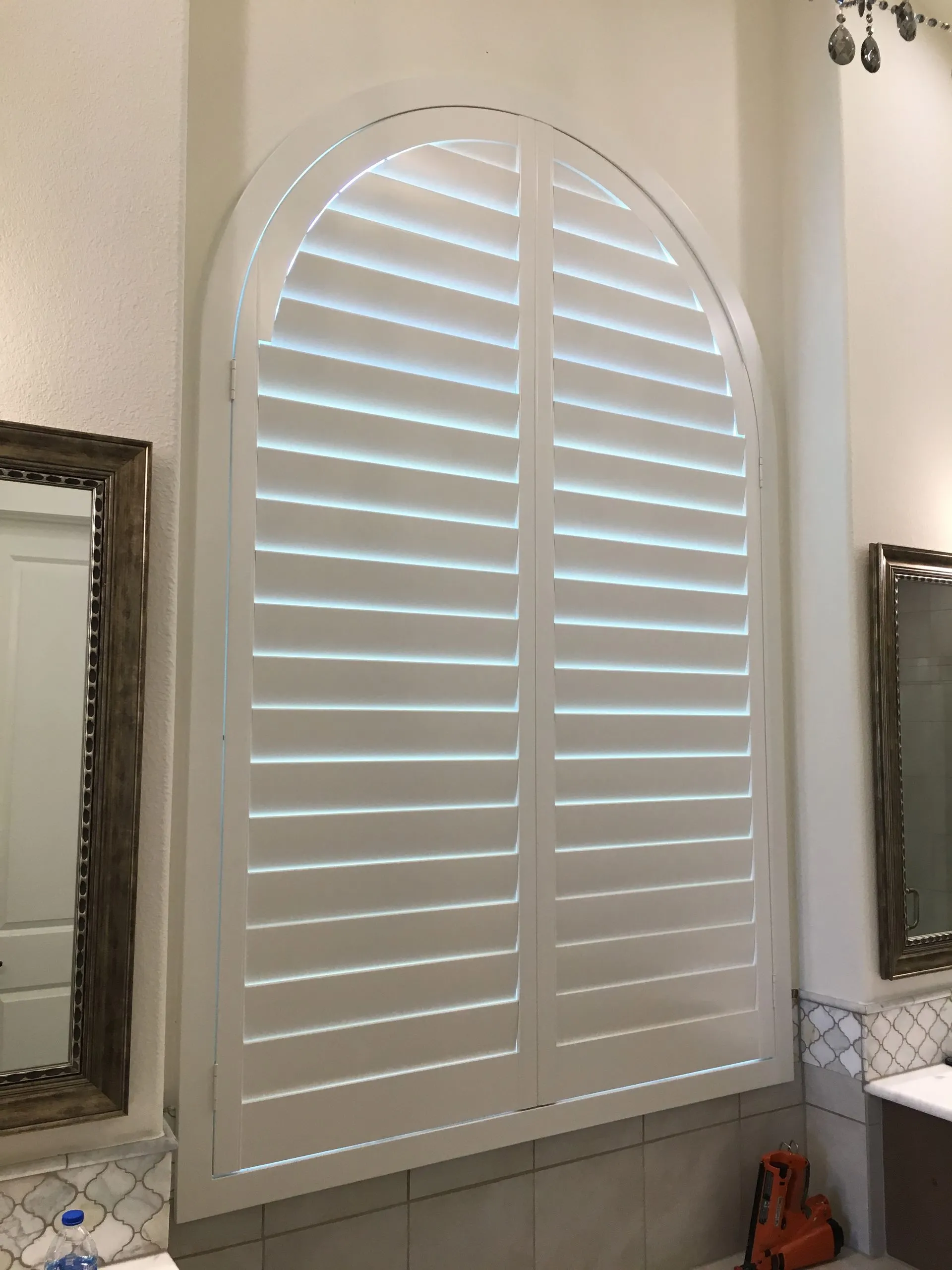 Bathroom shutters